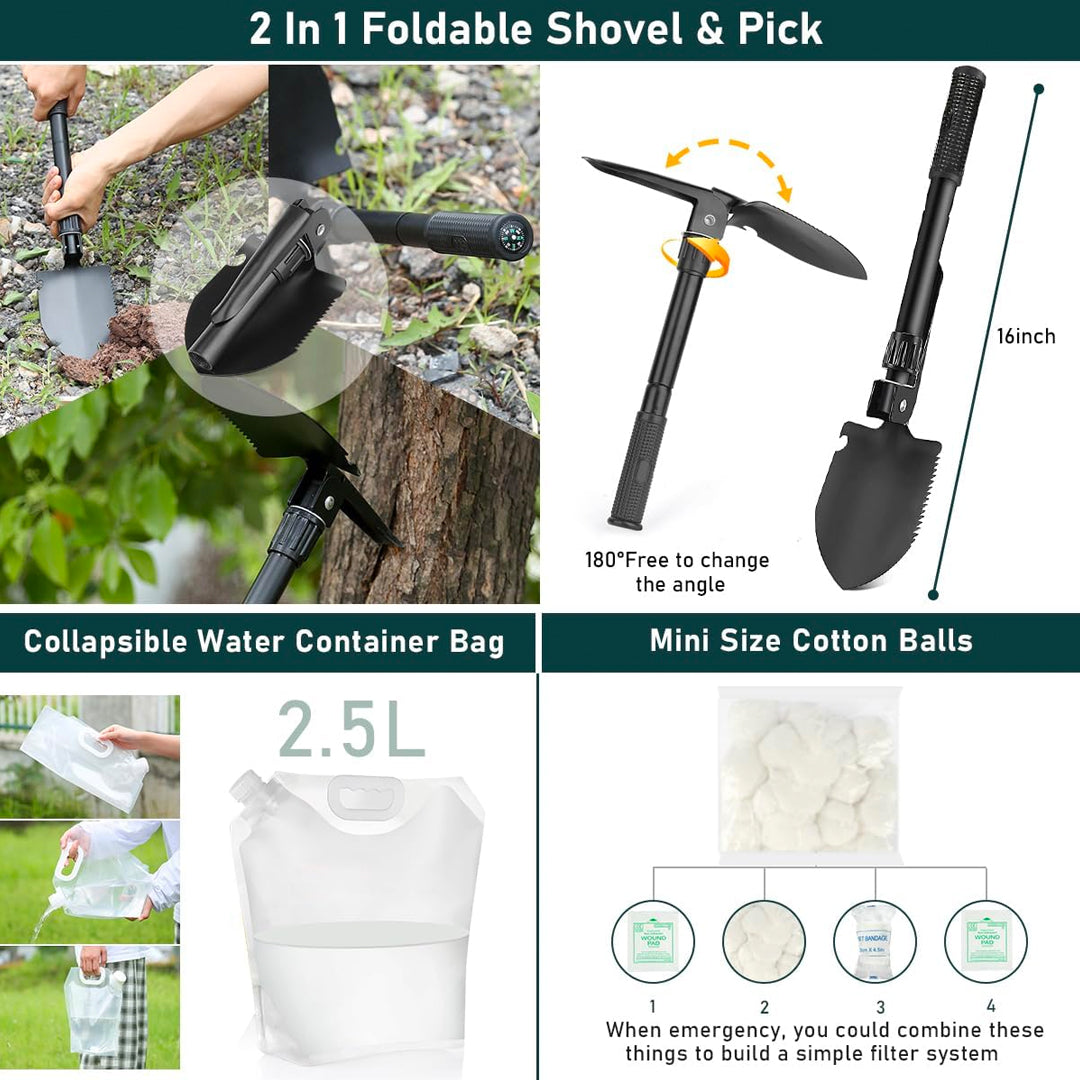 LetSurvive - Emergency 72-Hour Axe Kit