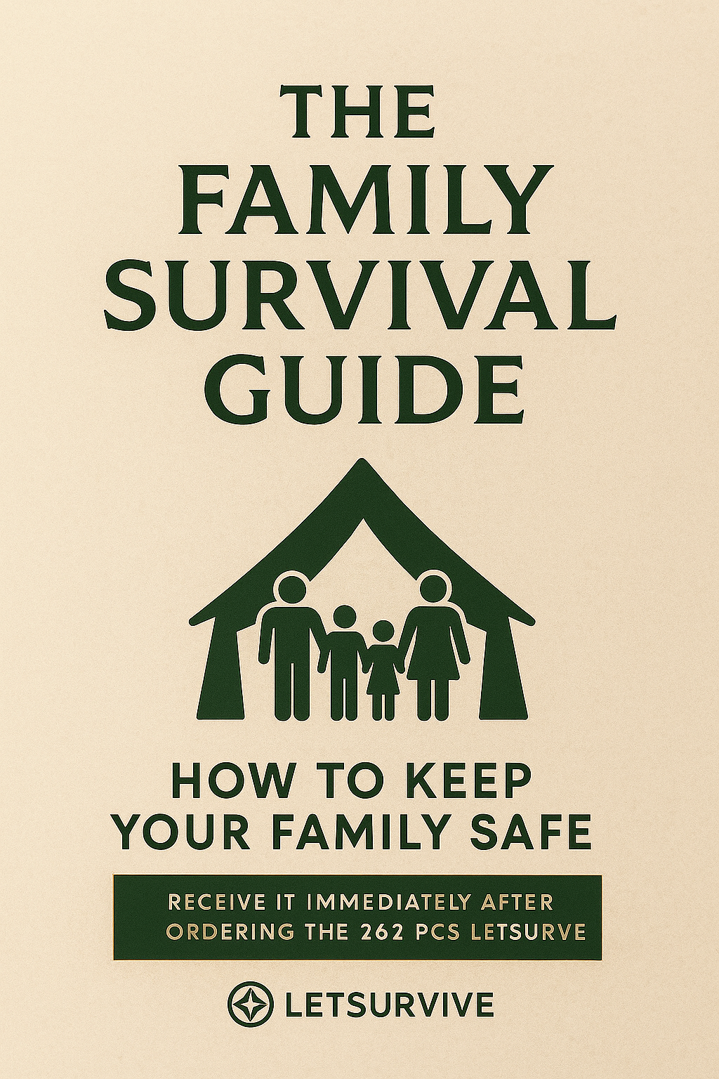 LetSurvive 262-piece emergency kit - 262 pcs Survival kit