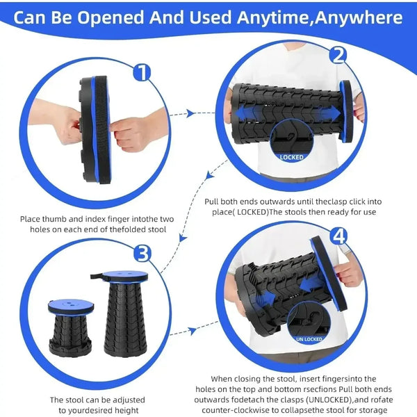 LetSurvive - Easy Carry Folding Stool